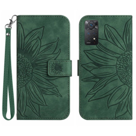 ODTIS SONČNICE ZELEN ETUI ZA XIAOMI REDMI NOTE 11S / REDMI NOTE 11 4G