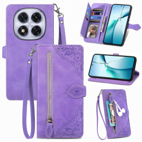 MINI ČIPKA VIJOLIČEN ETUI ZA XIAOMI REDMI NOTE 15 PRO+ 5G / POCO M8 PRO 5G