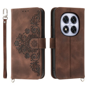 ČIPKA WALLET RJAV ETUI ZA XIAOMI REDMI NOTE 15 PRO 5G
