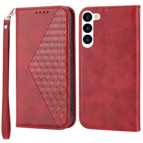 GEOMETRIC ROMB SILK RDEČ ETUI ZA SAMSUNG GALAXY S23 PLUS