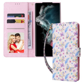 REALISTIC METULJI ROZA ETUI ZA SAMSUNG GALAXY S23 ULTRA