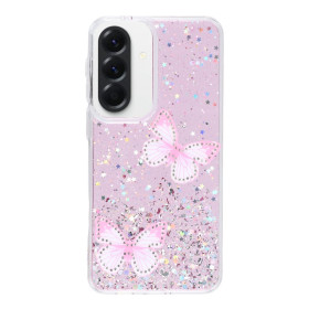 GLITTER BUTTERFLY ROZA OVITEK ZA SAMSUNG GALAXY A37 5G