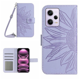 ODTIS SONČNICE VIJOLIČNI ETUI ZA XIAOMI REDMI NOTE 12 PRO / POCO X5 PRO