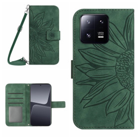 ODTIS SONČNICE ZELEN ETUI ZA XIAOMI 13 PRO