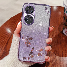 RHINESTONE GLITTER VRTNICA VIJOLIČNI OVITEK ZA HUAWEI P50 PRO