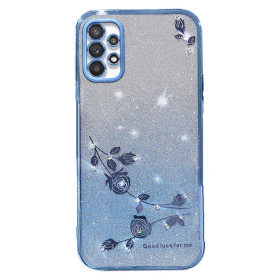 RHINESTONE GLITTER VRTNICA MODER OVITEK ZA SAMSUNG GALAXY A32 5G