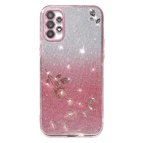 RHINESTONE GLITTER VRTNICA ROSE GOLD OVITEK ZA SAMSUNG GALAXY A23 5G / 4G