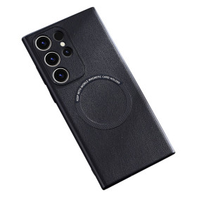 LEATHER MAGSAFE ČRN OVITEK ZA SAMSUNG GALAXY S23 ULTRA