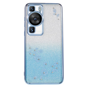 RHINESTONE GLITTER VRTNICA MODER OVITEK ZA HUAWEI P60 / P60 PRO