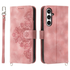 ČIPKA WALLET SVETLO ROZA ETUI ZA SAMSUNG GALAXY S23 FE