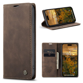 CASEME RETRO AUTO ABSORBED RJAV ETUI ZA APPLE IPHONE 15 PRO MAX