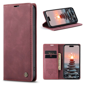 CASEME RETRO AUTO ABSORBED RDEČ ETUI ZA APPLE IPHONE 15 PRO MAX