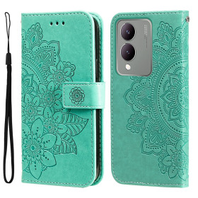 ODTIS MANDALA FLOWER MINT ETUI ZA VIVO Y17S