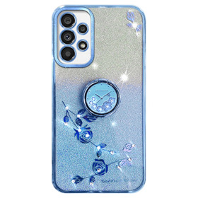 RHINESTONE RING VRTNICA MODER OVITEK ZA SAMSUNG GALAXY A52 / GALAXY A52 5G / GALAXY A52S 5G