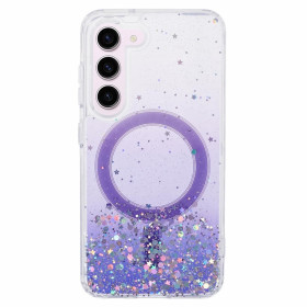 GLITTER STARS MAGSAFE VIJOLIČNI OVITEK ZA SAMSUNG GALAXY S23 PLUS
