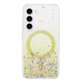 GLITTER STARS MAGSAFE RUMEN OVITEK ZA SAMSUNG GALAXY S23 PLUS