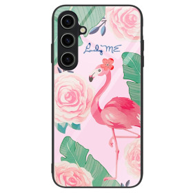 GLASS ROŽNATI FLAMINGO OVITEK ZA SAMSUNG GALAXY A25 5G