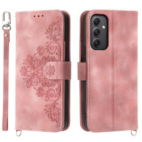 ČIPKA WALLET SVETLO ROZA ETUI ZA SAMSUNG GALAXY A35 5G