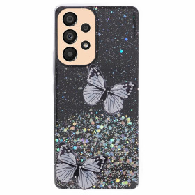 GLITTER BUTTERFLY ČRN OVITEK ZA SAMSUNG GALAXY A32 4G