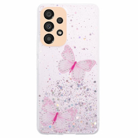 GLITTER BUTTERFLY ROZA OVITEK ZA SAMSUNG GALAXY A32 4G