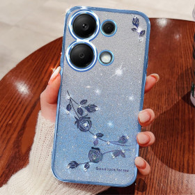 RHINESTONE GLITTER VRTNICA MODER OVITEK ZA XIAOMI REDMI 13 PRO 4G