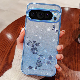 RHINESTONE GLITTER VRTNICA MODER OVITEK ZA GOOGLE PIXEL 9 PRO XL