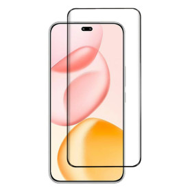 HONOR 400 PRO FIT KALJENO STEKLO S POTISKOM ČRN - FULL GLUE