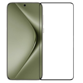 HUAWEI PURA 70 PRO / PURA 70 PRO+ / PURA 70 ULTRA FIT KALJENO STEKLO S POTISKOM ČRN - FULL GLUE