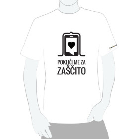 MOŠKA MAJICA - POKLIČI ME ZA ZAŠČITO (KRATEK ROKAV)