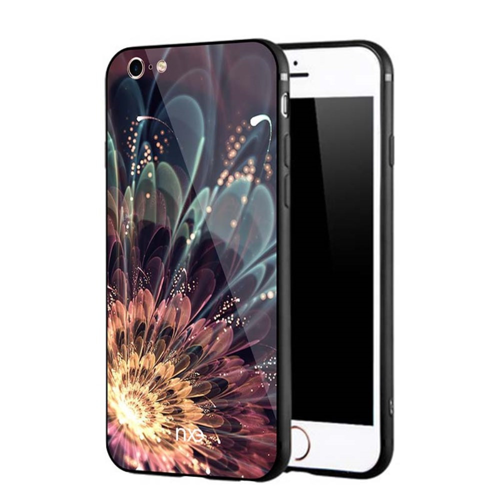 GLASS FLOWER VIJOLIČNA - APPLE IPHONE 6 / IPHONE 6S