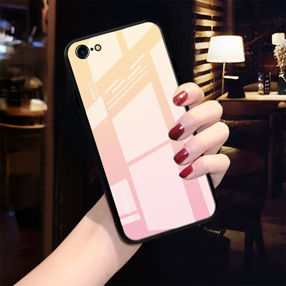 GLASS BE YOURSELF GOLD/PINK OVITEK ZA APPLE IPHONE SE (2022) / SE (2020) / IPHONE 8 / IPHONE 7