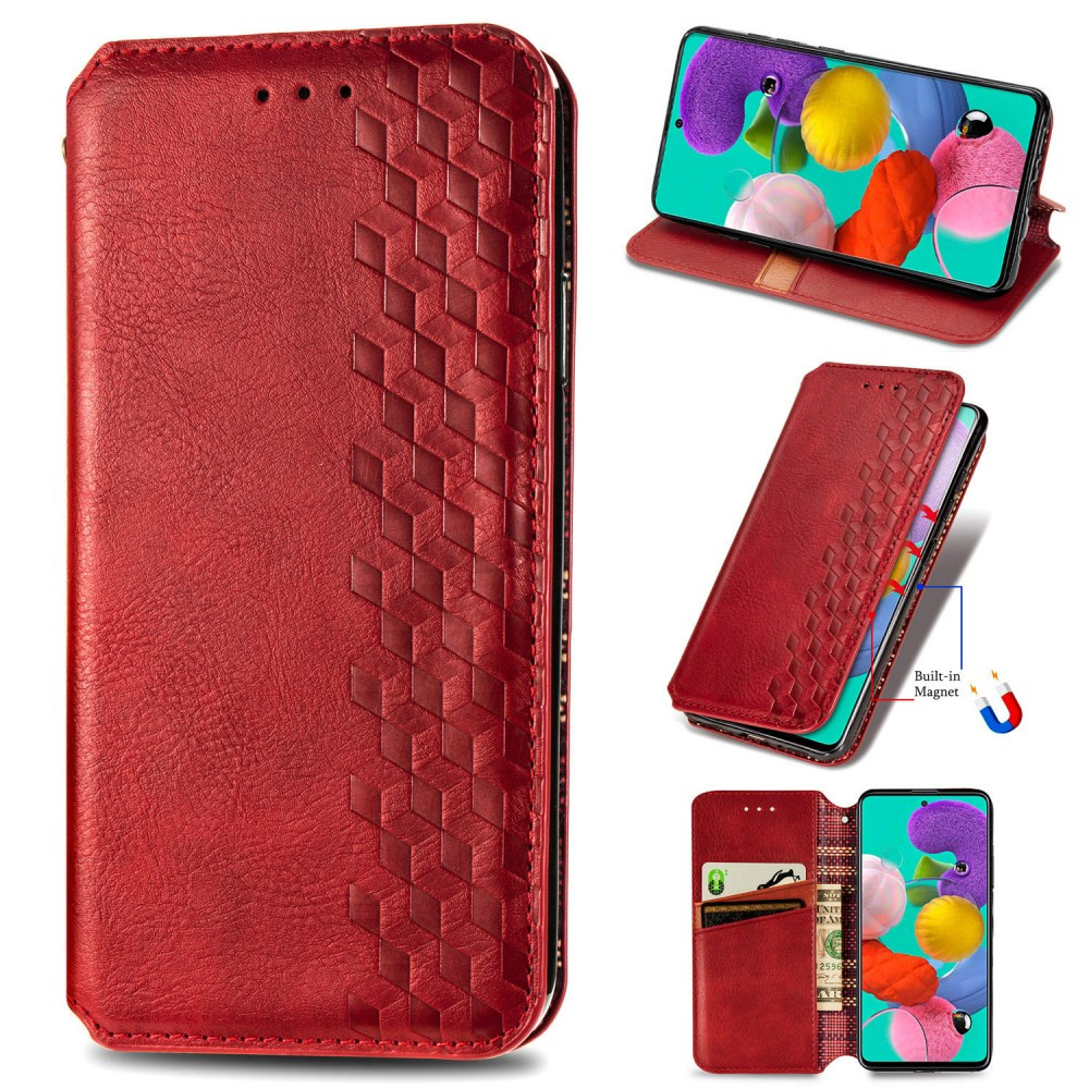 SLIM ROMB RDEČ ETUI ZA SAMSUNG GALAXY A51