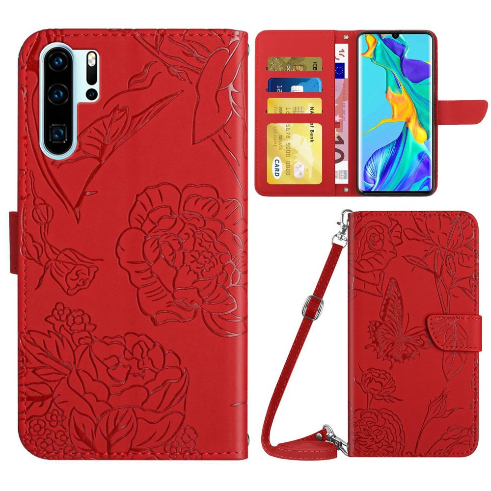 ODTIS SPOMLADANSKEGA CVETJA RDEČ ETUI ZA HUAWEI P30 PRO