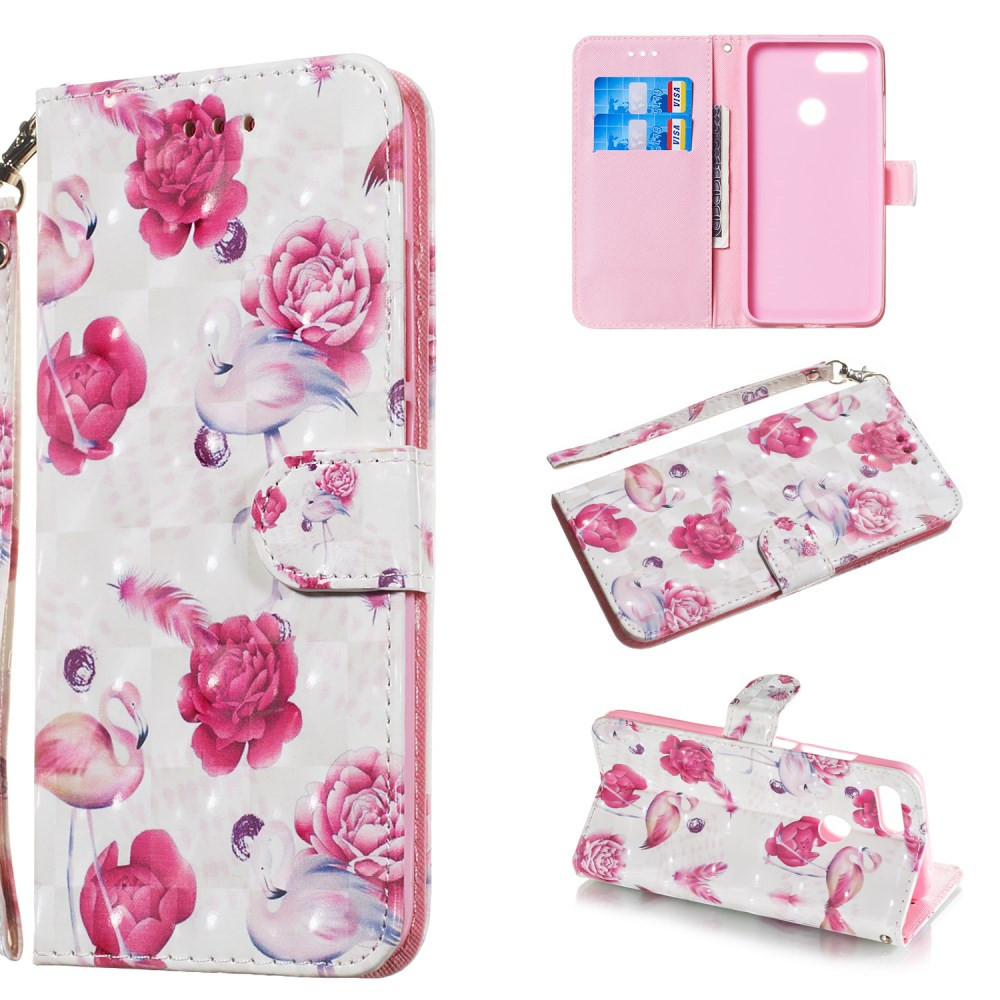 FLAMINGOTI V VRTNICAH ETUI ZA XIAOMI MI 8 LITE