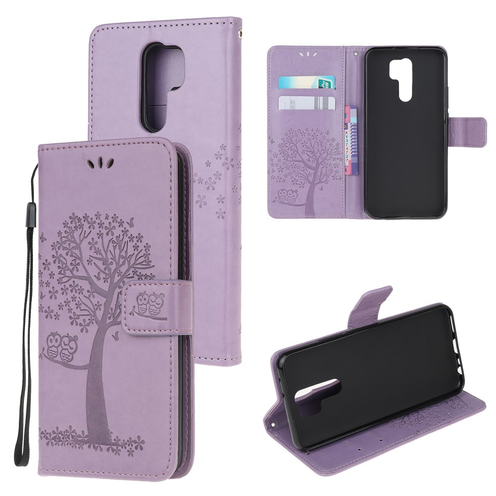 ODTIS CVETOČEGA DREVESA VIJOLIČEN ETUI ZA XIAOMI REDMI 9 