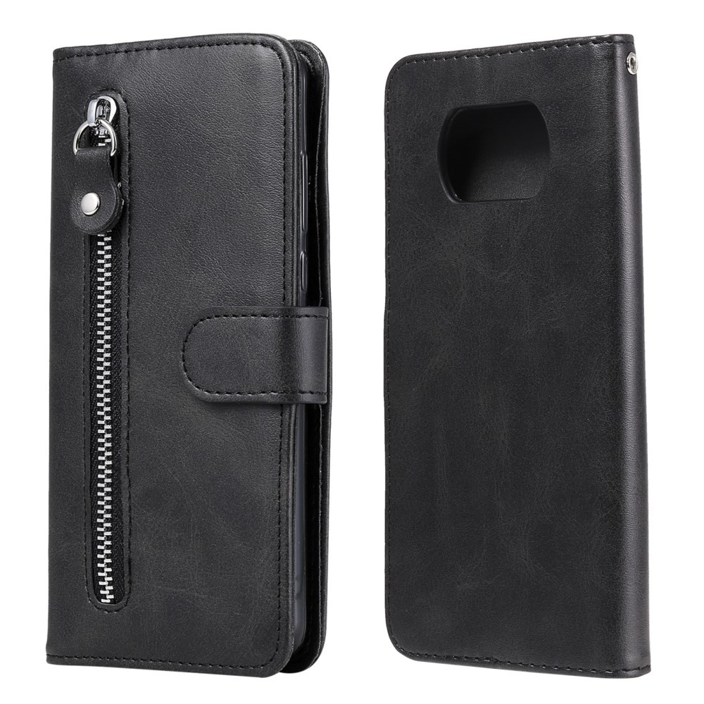 ZIPPER ČRN ETUI ZA XIAOMI POCO X3 NFC / POCO X3 / POCO X3 PRO