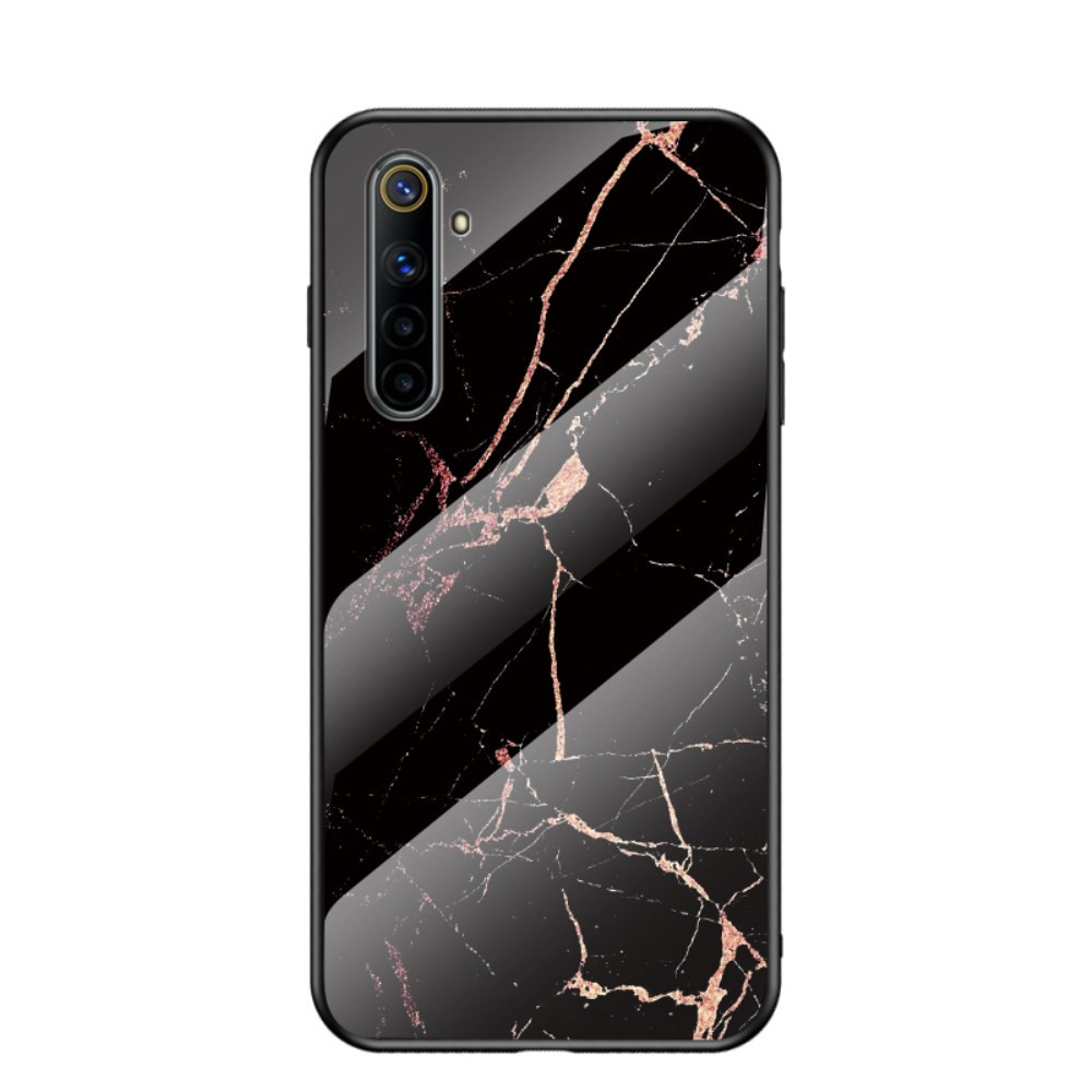 GLASS ČRN MARMOR OVITEK ZA REALME 6 