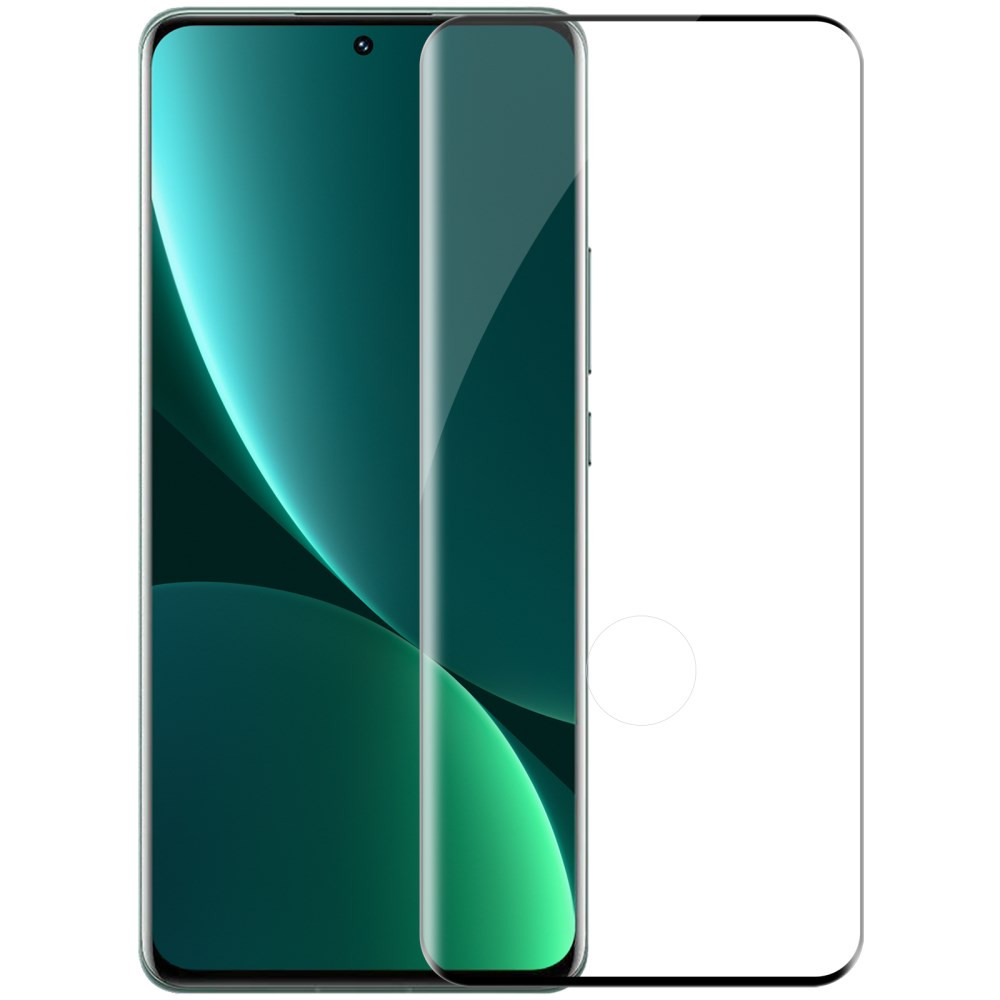 XIAOMI 12 PRO FIT CP+MAX KALJENO STEKLO S POTISKOM ČRN - FULL GLUE