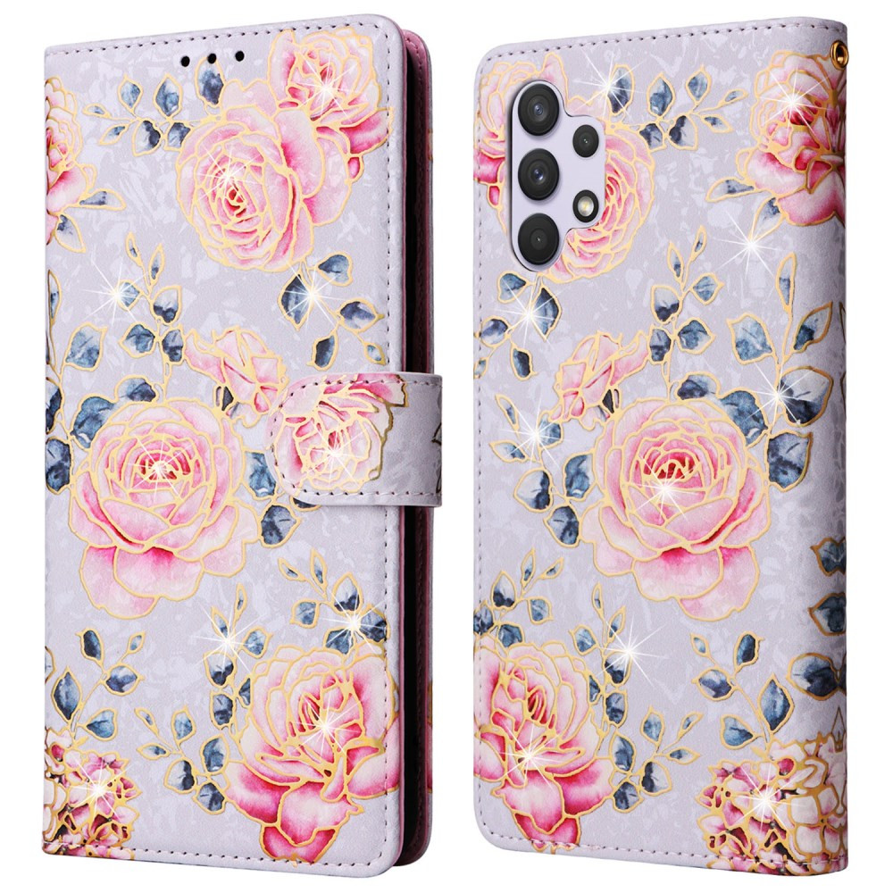REALISTIC VRTNICE VIJOLIČNI ETUI ZA SAMSUNG GALAXY A32 4G