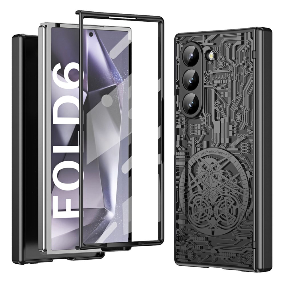 MECHANICAL LEGEND ČRN OVITEK ZA SAMSUNG GALAXY Z FOLD6