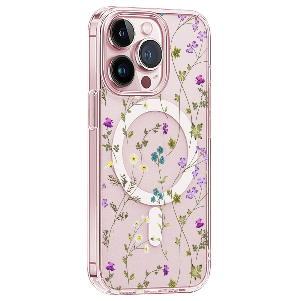 TRAVNIŠKE CVETLICE MAGSAFE ROSE GOLD OVITEK ZA APPLE IPHONE 16 PRO MAX