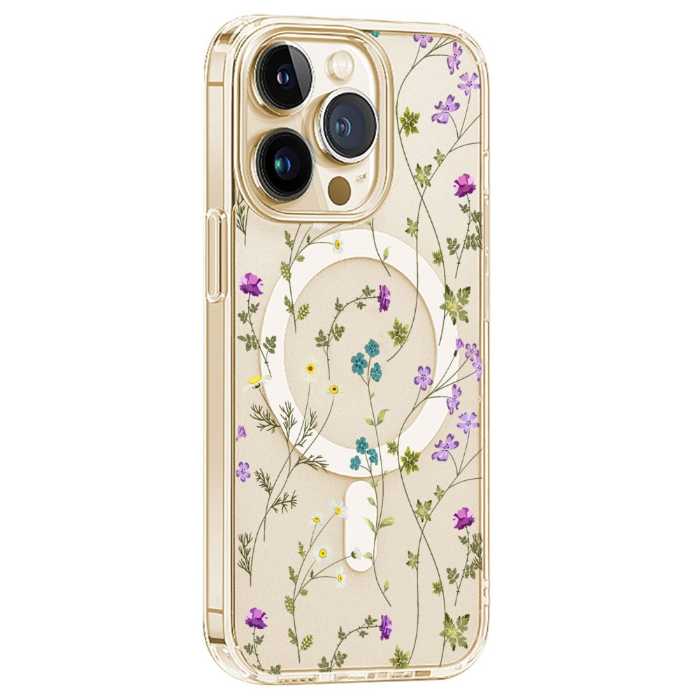 TRAVNIŠKE CVETLICE MAGSAFE GOLD OVITEK ZA APPLE IPHONE 16 PRO MAX