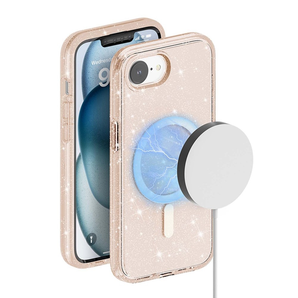 GLITTER POWDER MAGSAFE GOLD OVITEK ZA APPLE IPHONE 16E