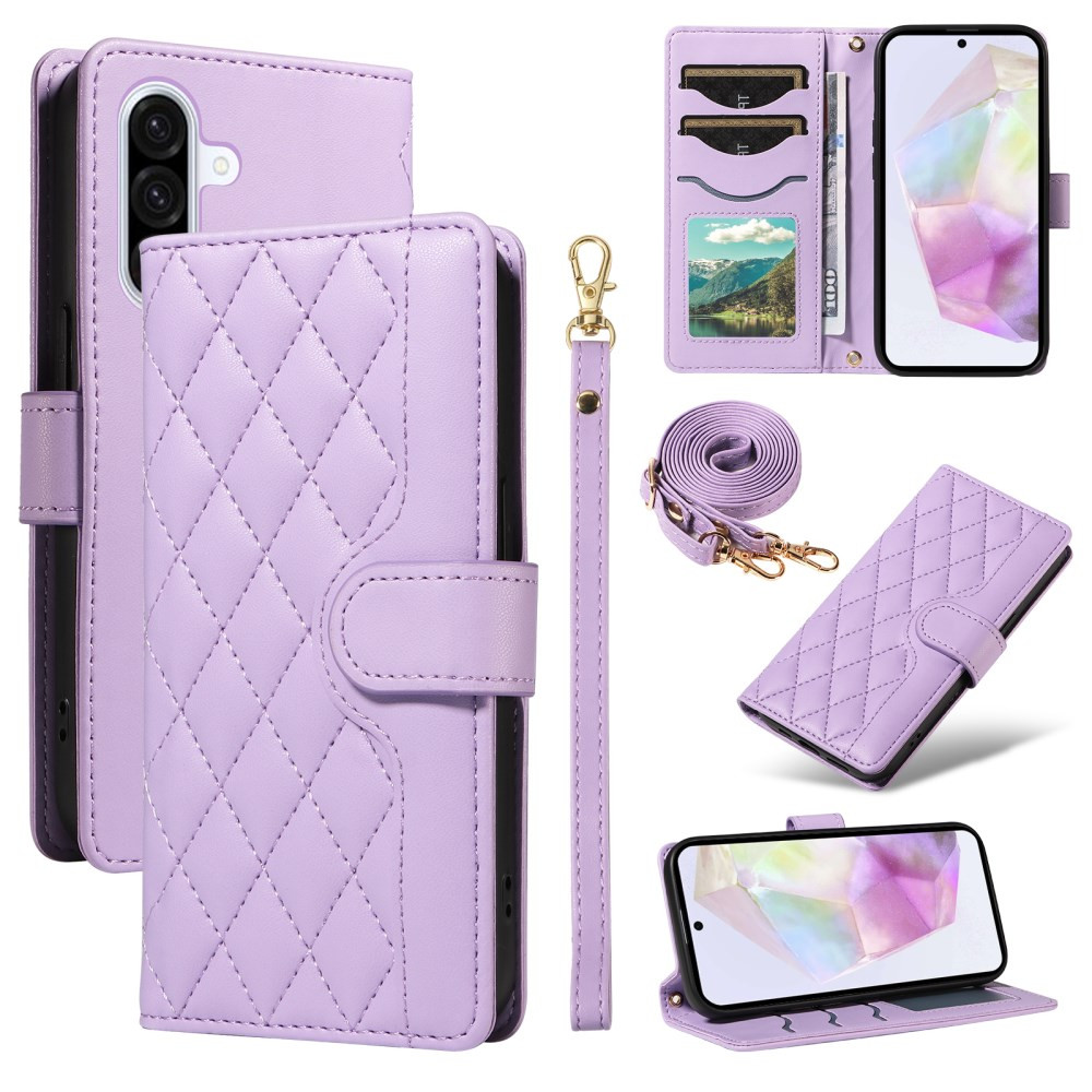 BINFEN PILLOW Z VRVICO VIJOLIČNI ETUI ZA SAMSUNG GALAXY A36 5G