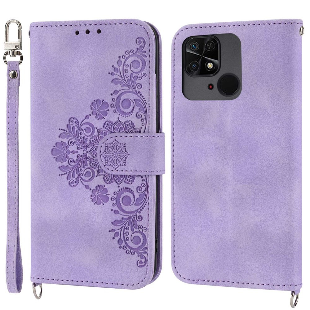 ČIPKA WALLET VIJOLIČNI ETUI ZA XIAOMI REDMI 10C