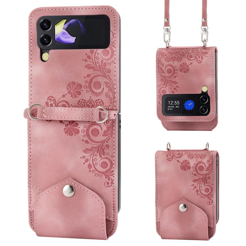 ČIPKA WALLET SVETLO ROZA ETUI ZA SAMSUNG GALAXY Z FLIP3