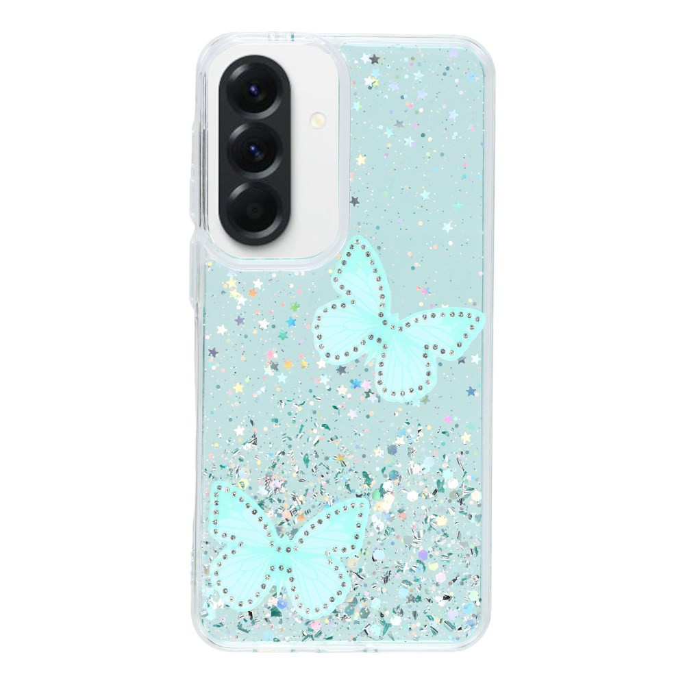GLITTER BUTTERFLY ZELEN OVITEK ZA SAMSUNG GALAXY A57 5G