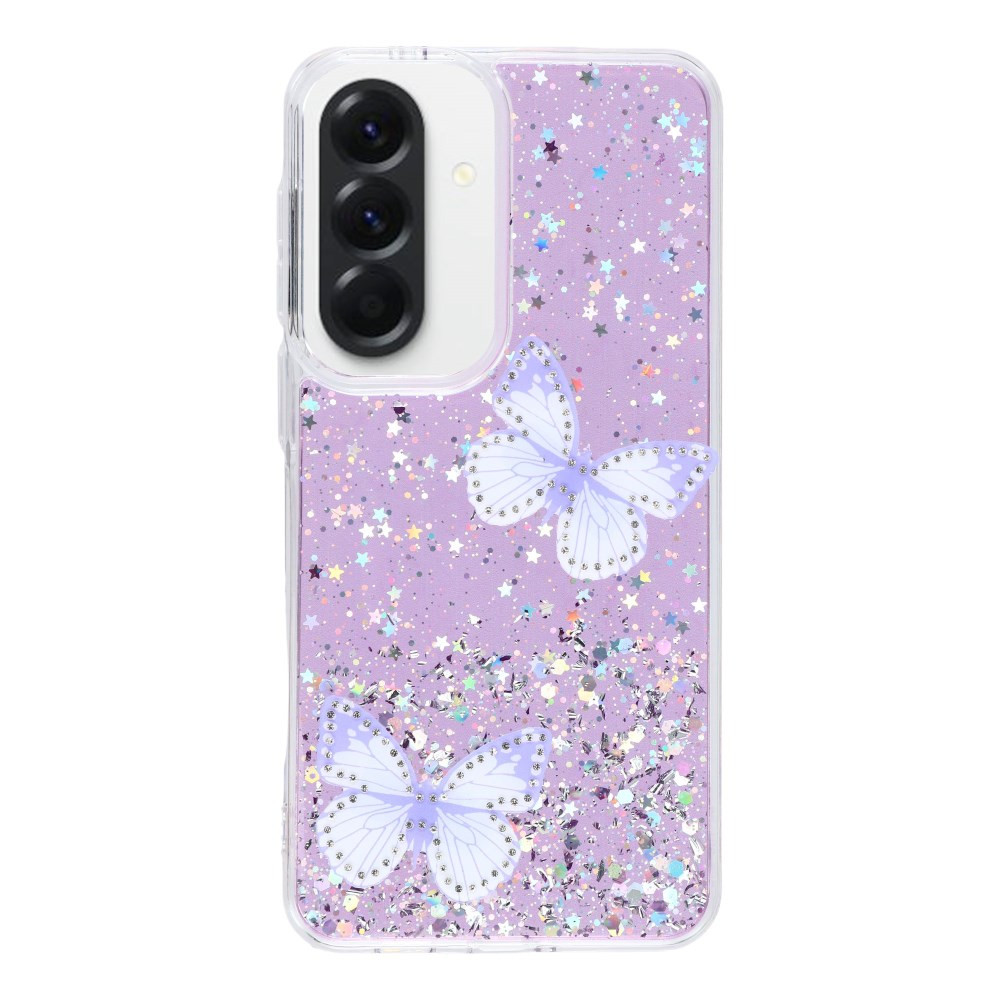 GLITTER BUTTERFLY VIJOLIČNI OVITEK ZA SAMSUNG GALAXY A37 5G