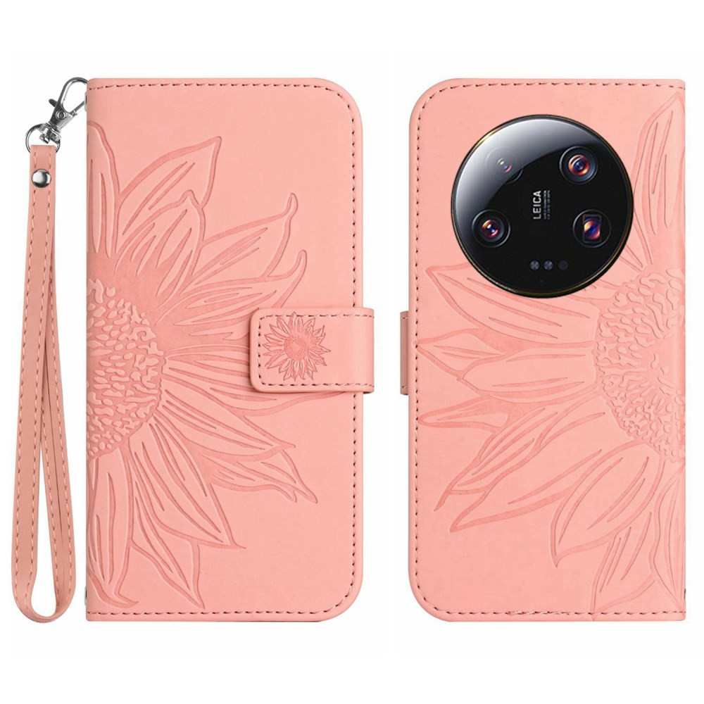 ODTIS SONČNICE ROSE GOLD ETUI ZA XIAOMI 13 ULTRA