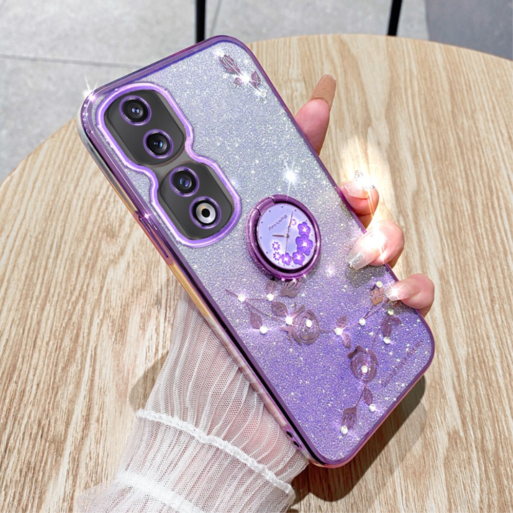 RHINESTONE RING VRTNICA VIJOLIČNI OVITEK ZA HONOR 90 PRO